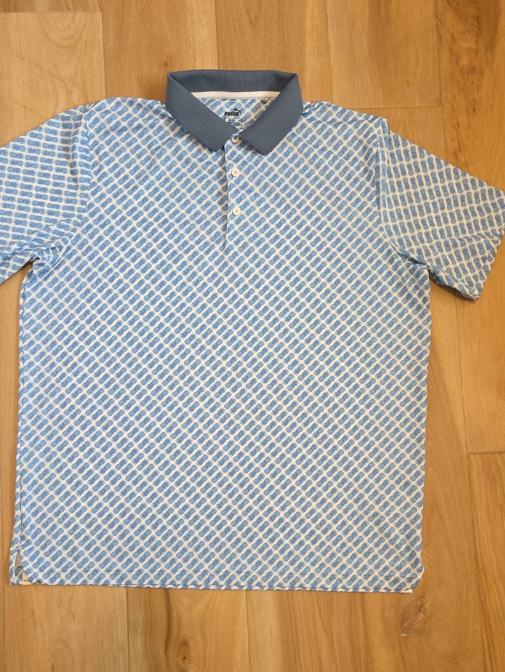 Men's Golf Pineapple Polo Sz XL